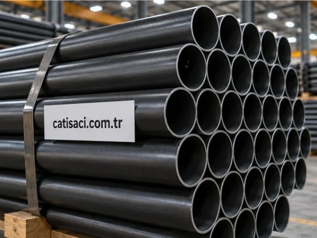 Demir boru demetleri paletli stokta catisaci.com.tr etiketiyle